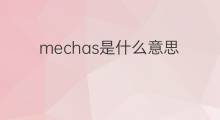 mechas是什么意思 mechas的中文翻译、读音、例句