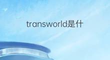 transworld是什么意思 transworld的中文翻译、读音、例句