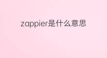 zappier是什么意思 zappier的中文翻译、读音、例句