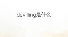 devilling是什么意思 devilling的中文翻译、读音、例句