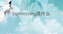 commixing是什么意思 commixing的翻译、读音、例句、中文解释