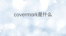 covermark是什么意思 covermark的中文翻译、读音、例句