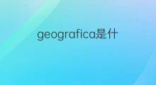 geografica是什么意思 geografica的中文翻译、读音、例句