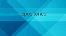 repositories是什么意思 repositories的中文翻译、读音、例句
