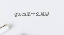 gtccs是什么意思 gtccs的中文翻译、读音、例句