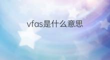 vfas是什么意思 vfas的中文翻译、读音、例句