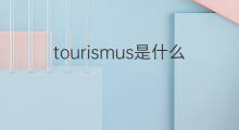 tourismus是什么意思 tourismus的中文翻译、读音、例句