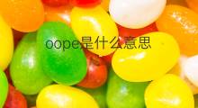 oope是什么意思 oope的中文翻译、读音、例句