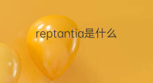 reptantia是什么意思 reptantia的中文翻译、读音、例句