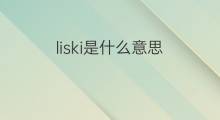 liski是什么意思 liski的中文翻译、读音、例句