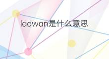 laowan是什么意思 laowan的中文翻译、读音、例句