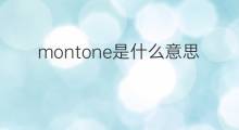 montone是什么意思 montone的中文翻译、读音、例句