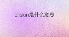 oilskin是什么意思 oilskin的中文翻译、读音、例句
