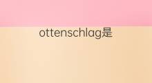 ottenschlag是什么意思 ottenschlag的中文翻译、读音、例句