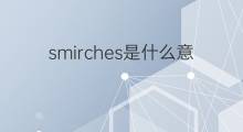 smirches是什么意思 smirches的中文翻译、读音、例句
