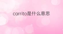 carrito是什么意思 carrito的中文翻译、读音、例句