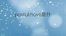 pastukhovo是什么意思 pastukhovo的中文翻译、读音、例句