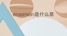 erasmian是什么意思 erasmian的中文翻译、读音、例句