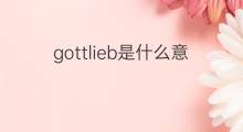 gottlieb是什么意思 gottlieb的中文翻译、读音、例句