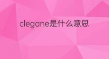 clegane是什么意思 clegane的中文翻译、读音、例句