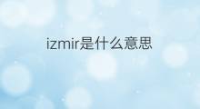 izmir是什么意思 izmir的中文翻译、读音、例句
