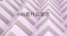 mlo是什么意思 mlo的翻译、读音、例句、中文解释