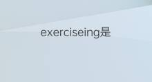 exerciseing是什么意思 exerciseing的翻译、读音、例句、中文解释