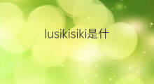 lusikisiki是什么意思 lusikisiki的翻译、读音、例句、中文解释