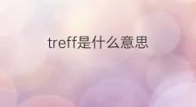 treff是什么意思 treff的翻译、读音、例句、中文解释