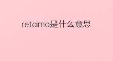 retama是什么意思 retama的翻译、读音、例句、中文解释