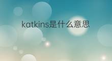 katkins是什么意思 katkins的翻译、读音、例句、中文解释