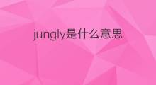 jungly是什么意思 jungly的翻译、读音、例句、中文解释
