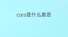 cars是什么意思 cars的翻译、读音、例句、中文解释