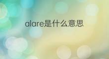 alare是什么意思 alare的翻译、读音、例句、中文解释