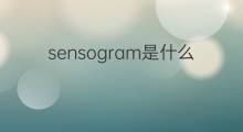 sensogram是什么意思 sensogram的翻译、读音、例句、中文解释