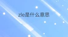 zle是什么意思 zle的翻译、读音、例句、中文解释