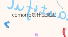 camorra是什么意思 camorra的翻译、读音、例句、中文解释