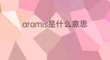 aramis是什么意思 aramis的中文翻译、读音、例句