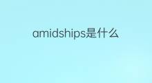 amidships是什么意思 amidships的中文翻译、读音、例句