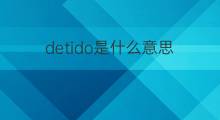 detido是什么意思 detido的中文翻译、读音、例句