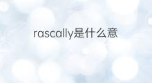 rascally是什么意思 rascally的中文翻译、读音、例句
