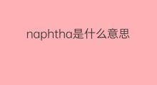 naphtha是什么意思 naphtha的中文翻译、读音、例句