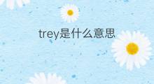 trey是什么意思 trey的中文翻译、读音、例句