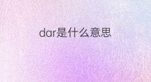 dar是什么意思 dar的中文翻译、读音、例句