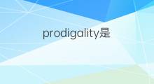 prodigality是什么意思 prodigality的中文翻译、读音、例句