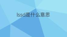 lssd是什么意思 lssd的中文翻译、读音、例句