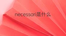 necessari是什么意思 necessari的中文翻译、读音、例句