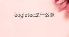 eagletec是什么意思 eagletec的中文翻译、读音、例句