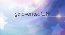 galavanted是什么意思 galavanted的中文翻译、读音、例句