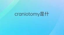 craniotomy是什么意思 craniotomy的中文翻译、读音、例句